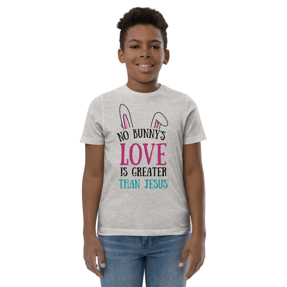No Bunny's Love is Greater Than Jesus Kids T-Shirt product image (3)