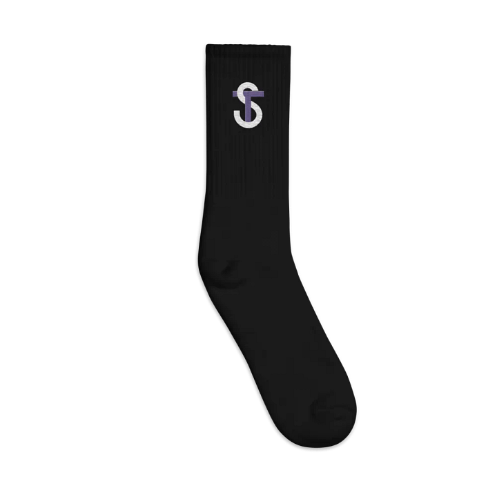 Fragmented Funk Embroidered Socks product image (1)