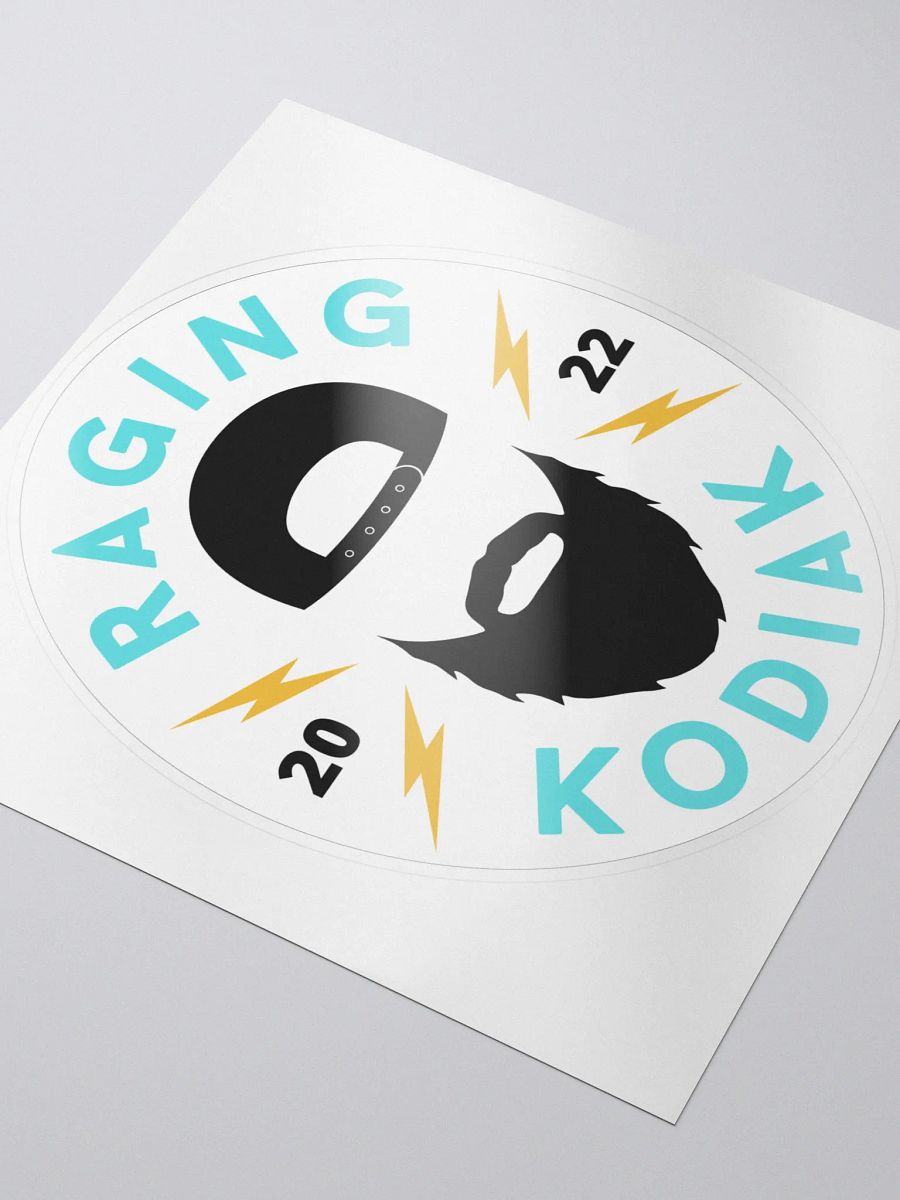 Bearded Sticker White product image (3)