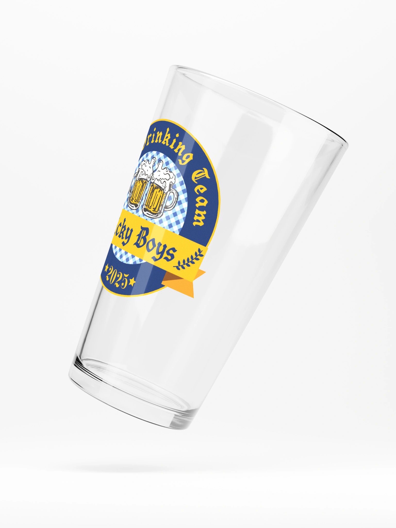 Beer Drinking Team '25 Pint Glass product image (7)