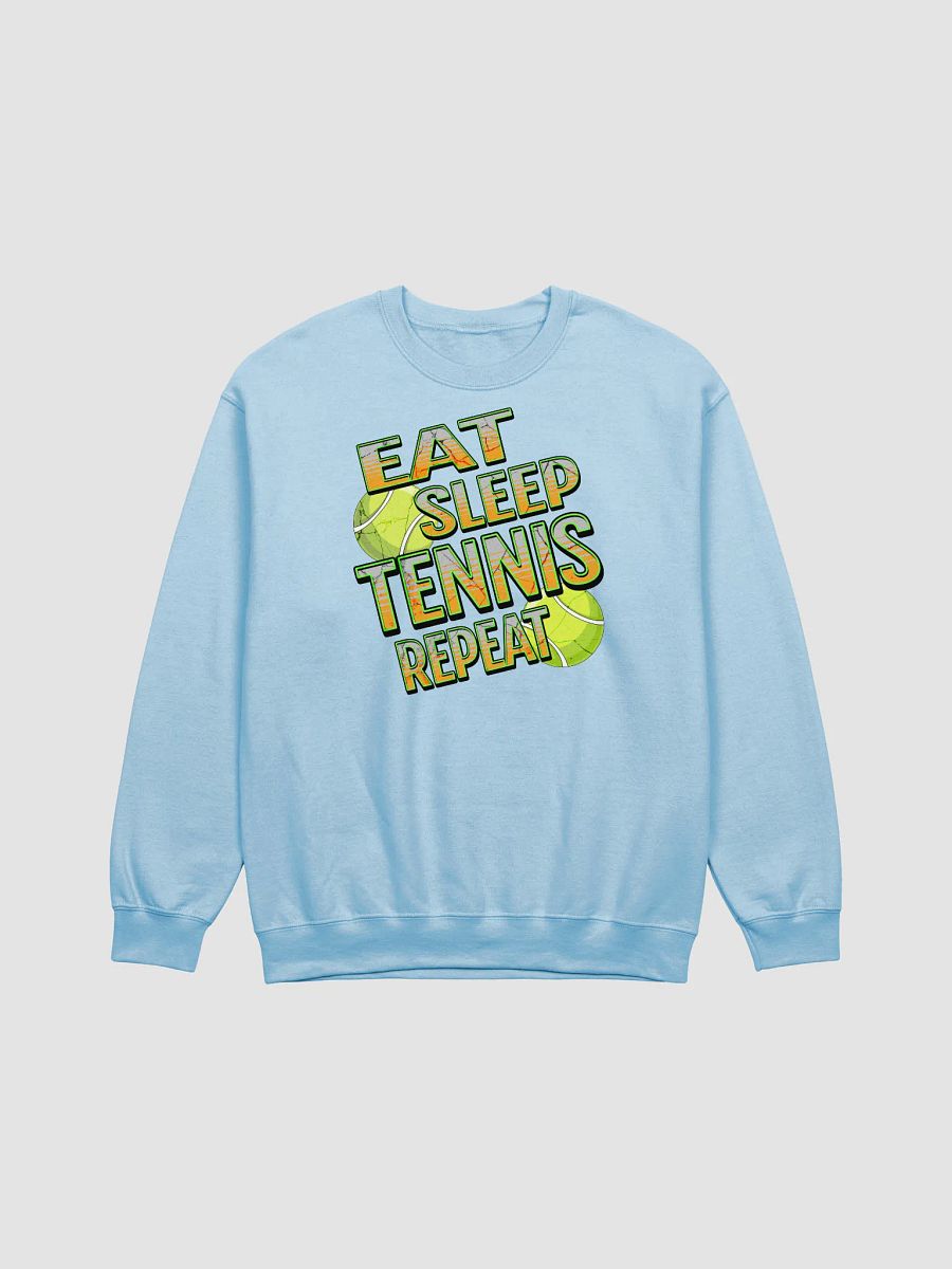 Eat Sleep Tennis Repeat Angle Enthusiast Gradient Sweatshirt product image (17)