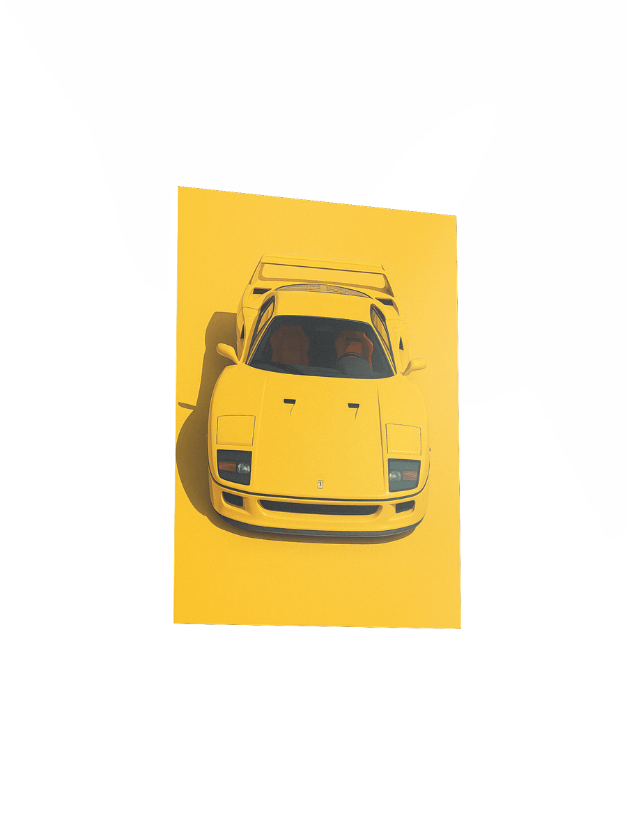 Sleek F40 Matte Poster product image (3)