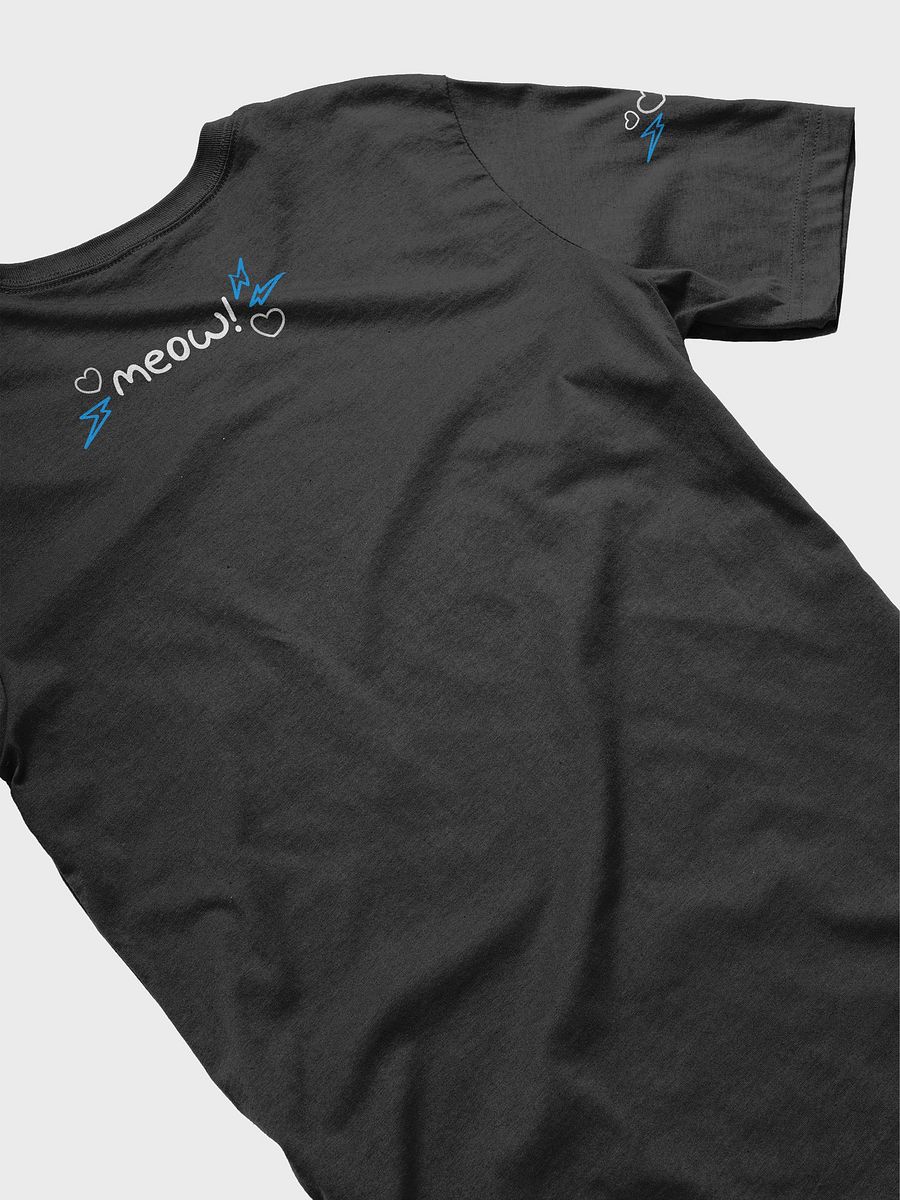 Lovely Digital Meow // T-Shirt - Blue - Dark Mode product image (4)