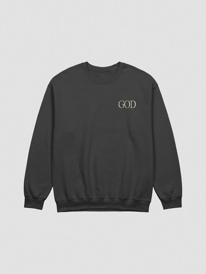 Good Vs Evil - God's In My Heart - Gildan Classic Crewneck Sweatshirt (EMBROIDED) product image (2)