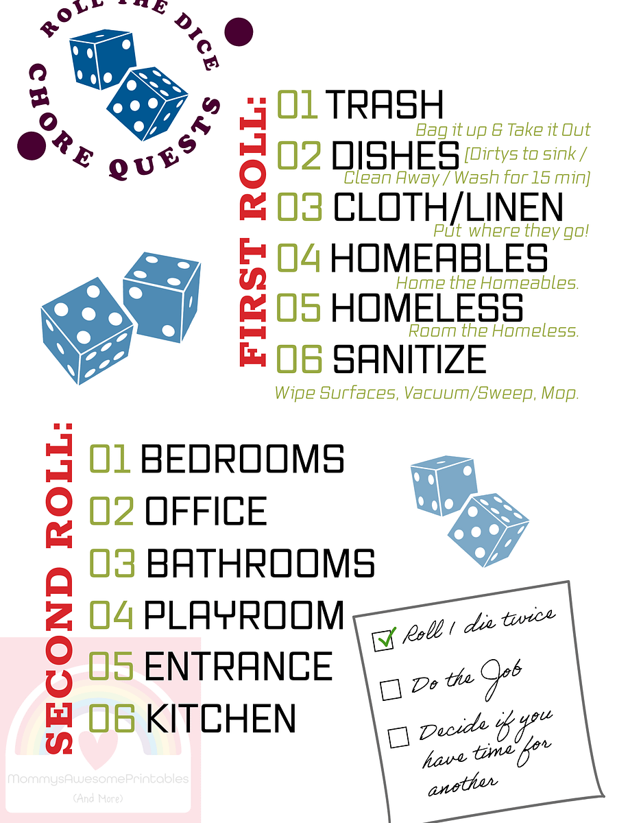 Chore Quests! - Roll the Dice, Go On A Quest! product image (1)