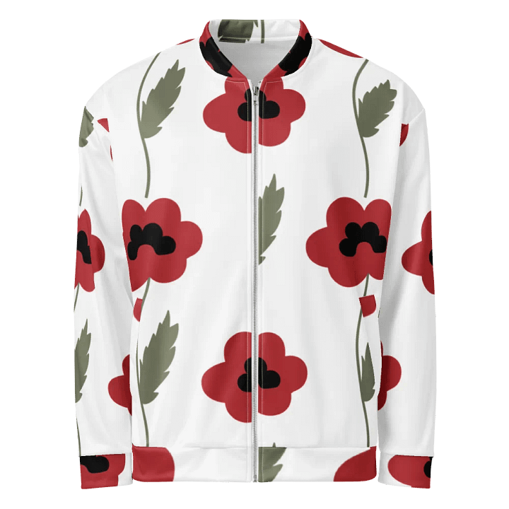 Blooming Elegance All-Over Print Bomber Jacket product image (1)