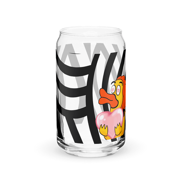 "Squiggly" Can-Shaped Glass product image (2)