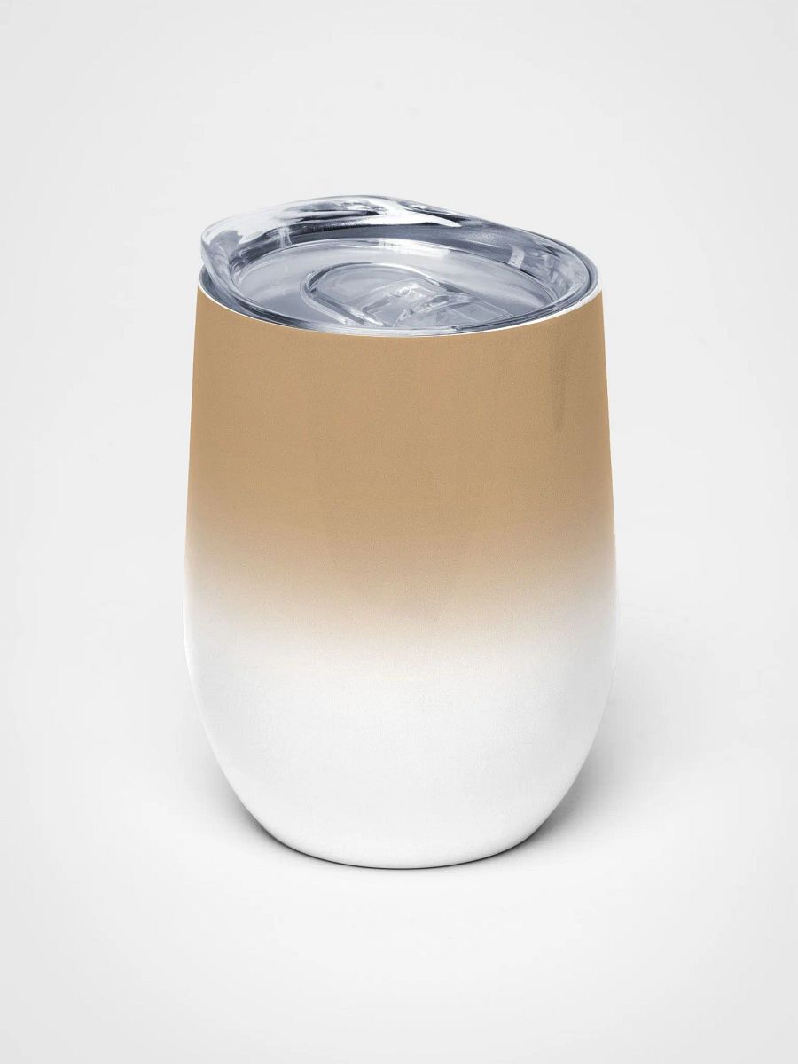 Wine tumbler - Soft brown gradient product image (5)