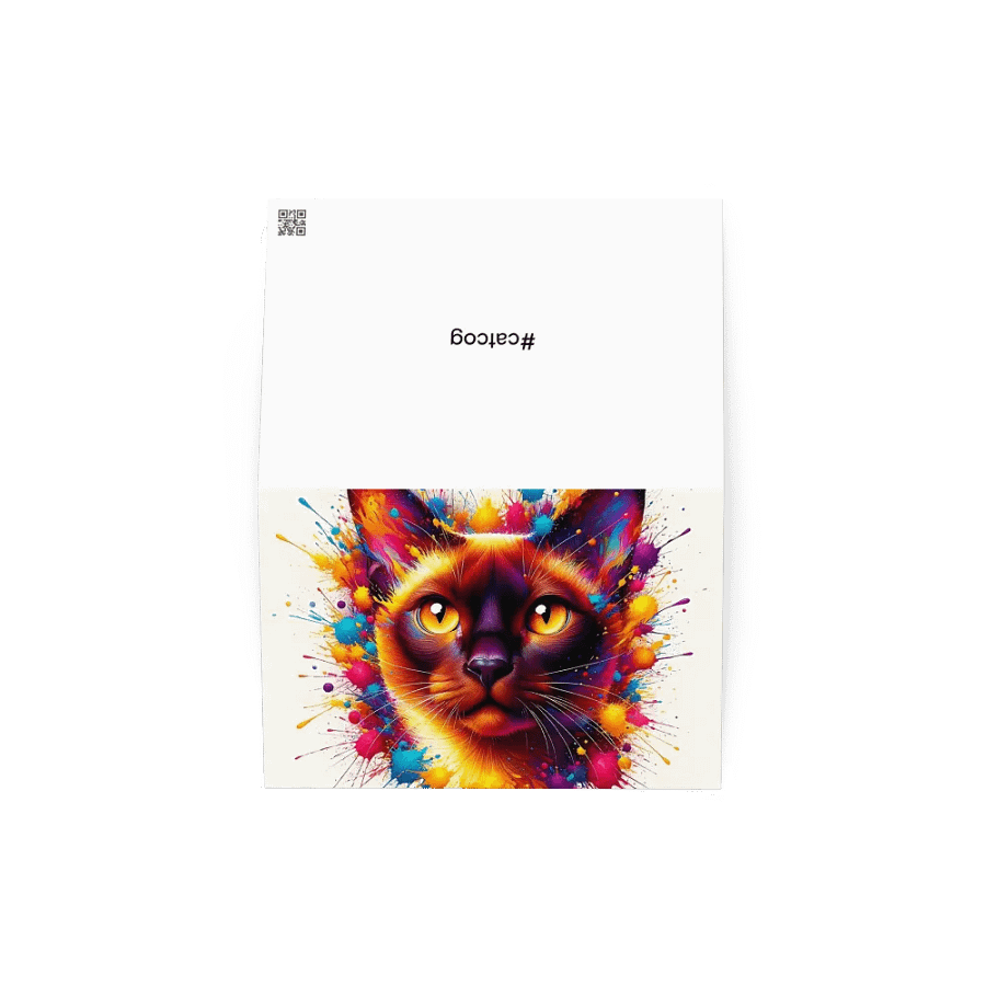 Greeting Card: Burmese product image (20)