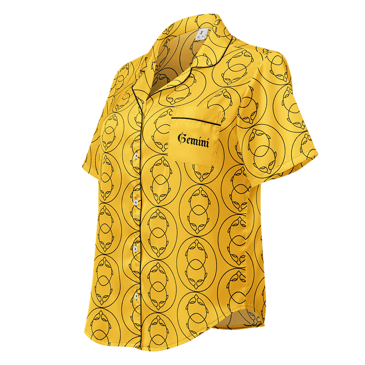 Symmetrical Gemini Silky Pajama Top product image (1)