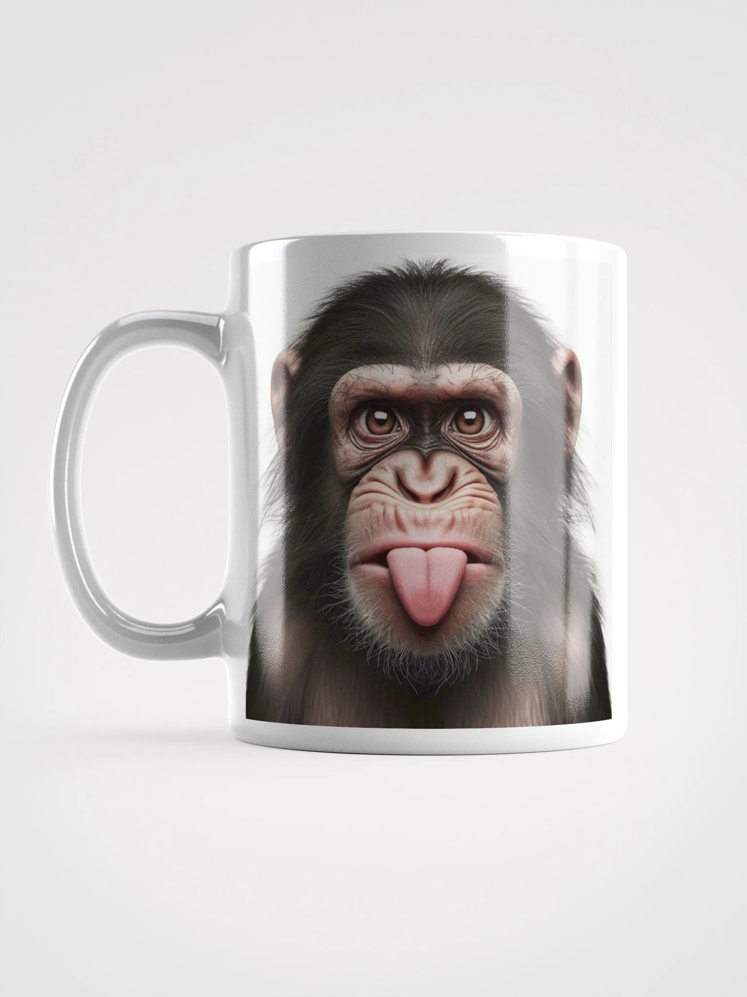 Rude Cheeky Chimp #Humorous Mug - White product image (6)