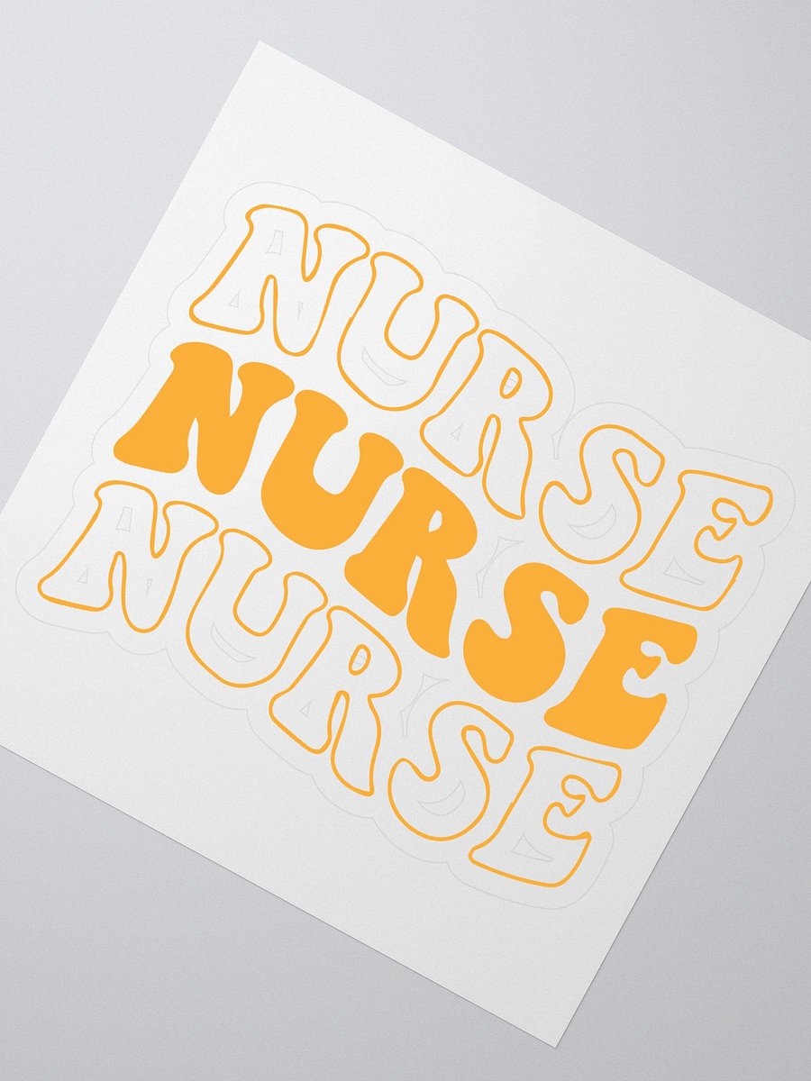 Bold Nurse Repeat Kiss-Cut Stickers product image (2)