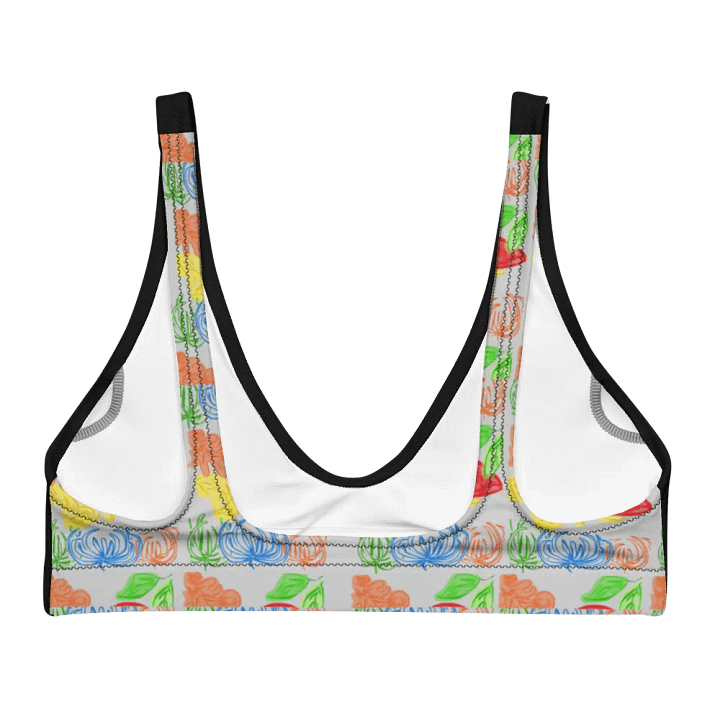 Golden Mandala Recycled Bikini Top product image (2)