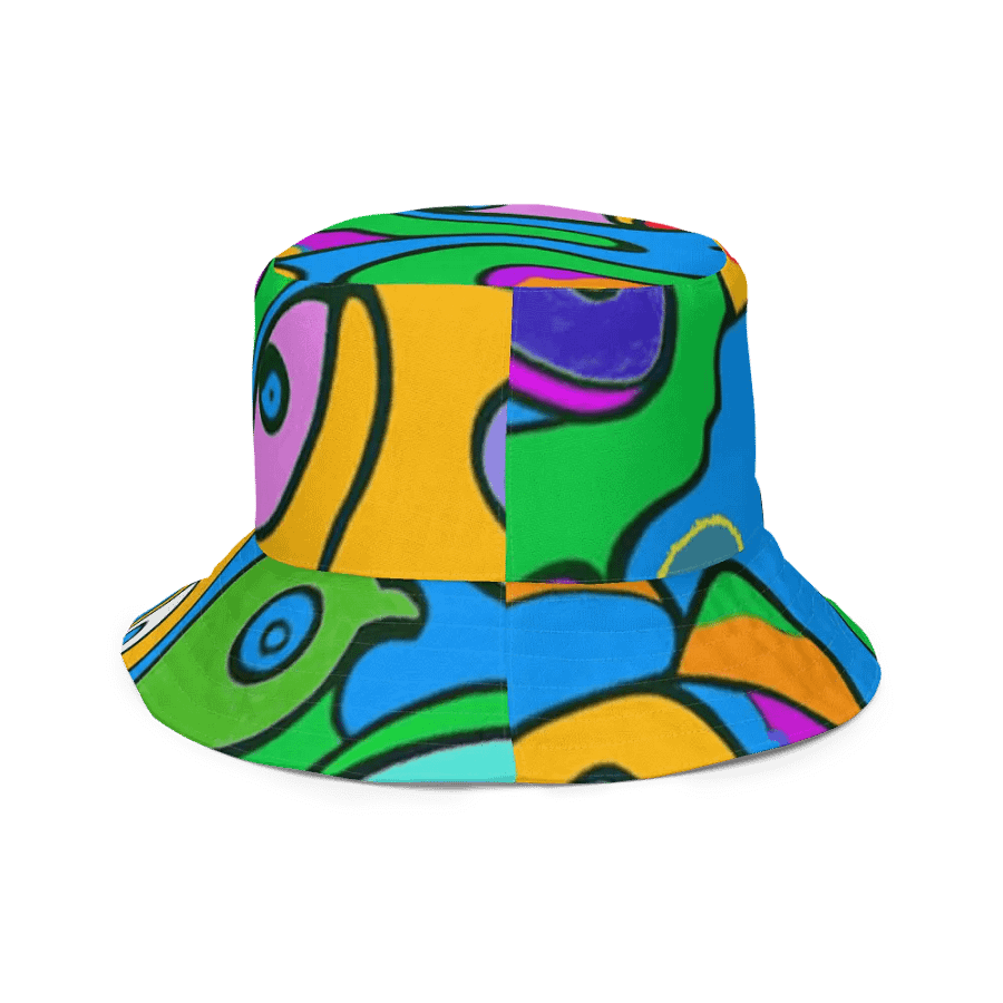 Whimsical Fish Fantasy Reversible Bucket Hat product image (12)