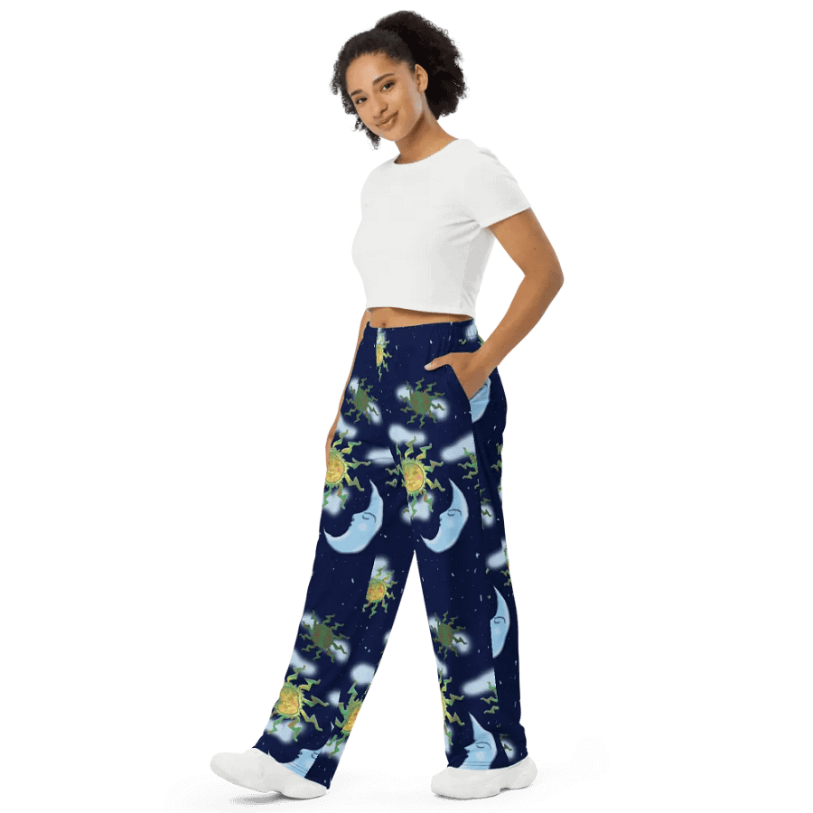 Antique Sun and Moon Wide Leg Pants product image (4)