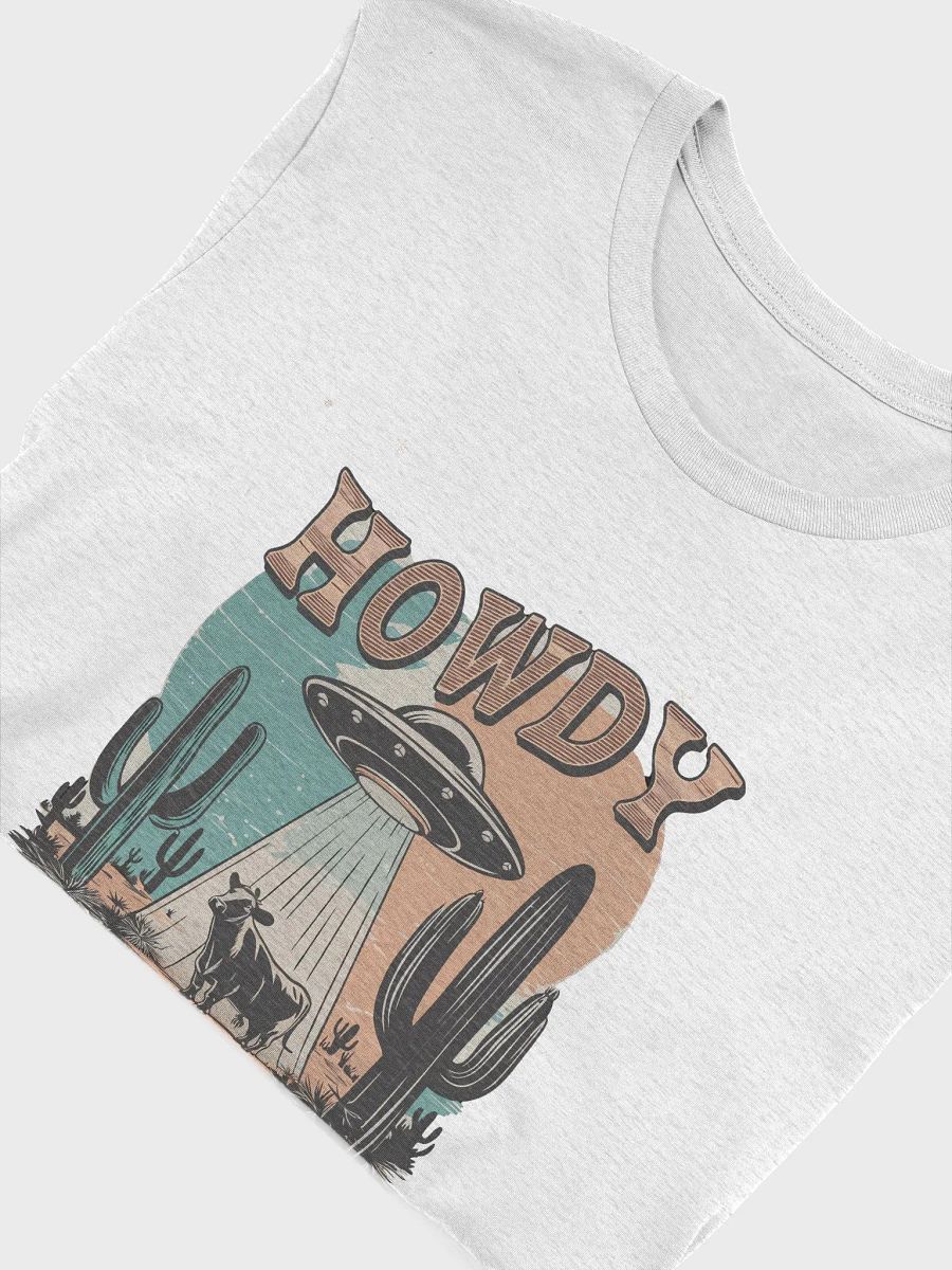 "Howdy-UFO" t-shirt (light background) product image (3)