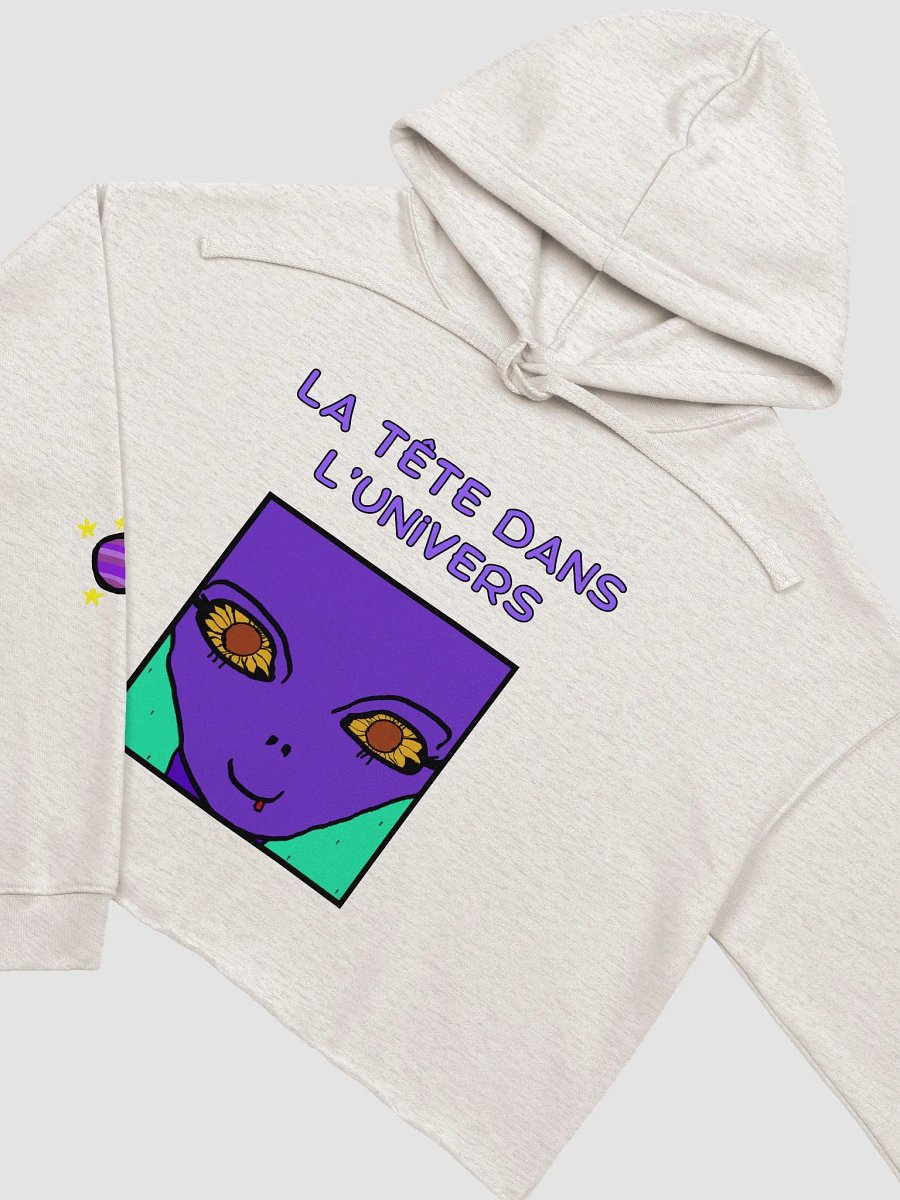 Hoodie Crop top ''La tête dans l'Univers'' ✨🌌 product image (3)