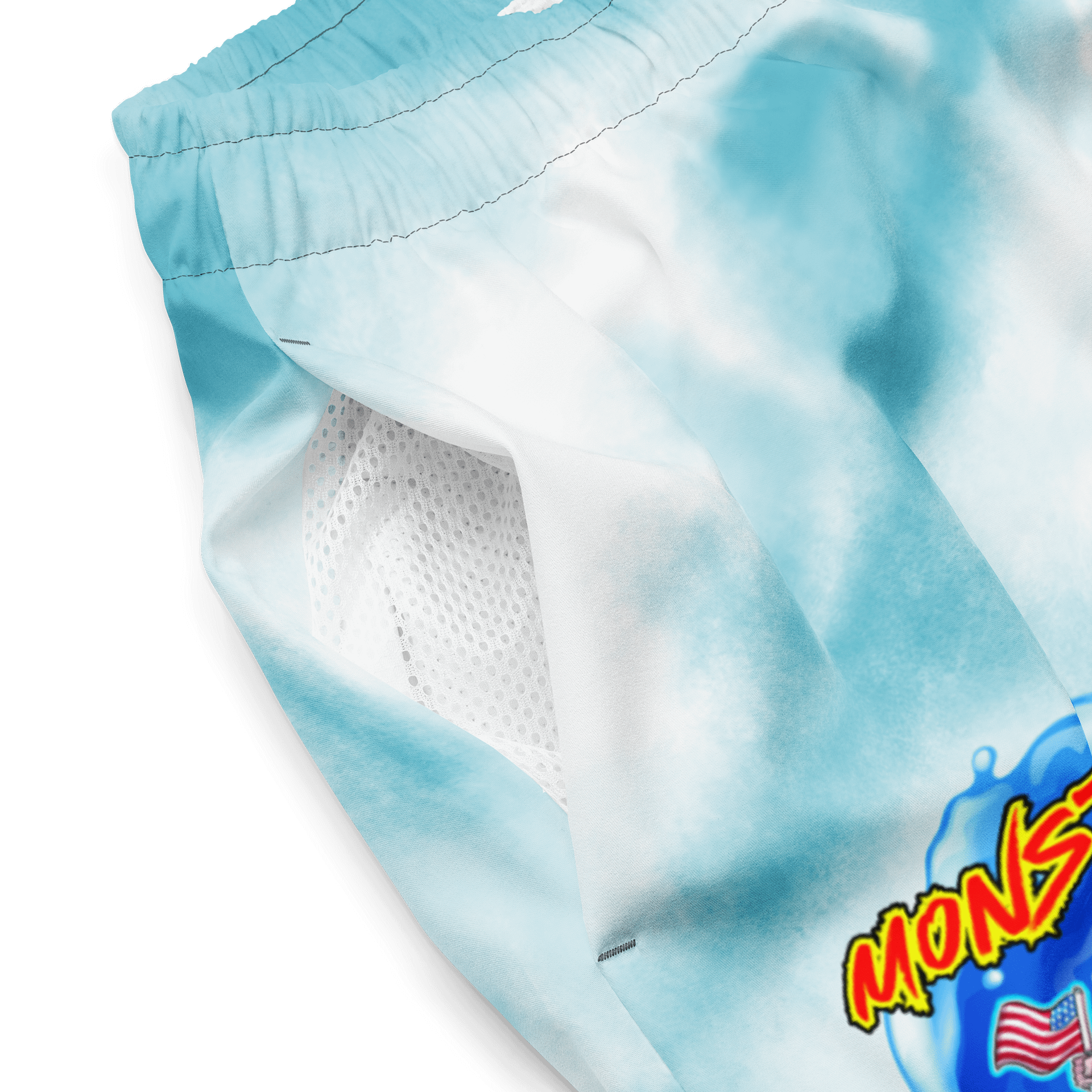 MONSTER UP : All-Over Print Swim Trunks product image (4)