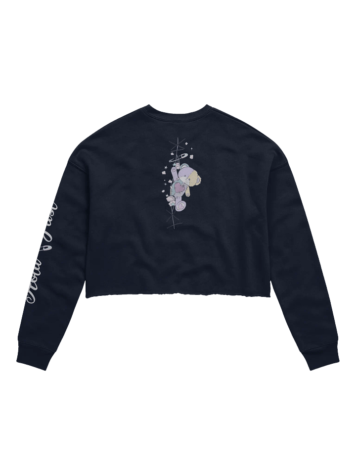 Hold fast and Bear Down Fleece Crop Sweatshirt product image (4)
