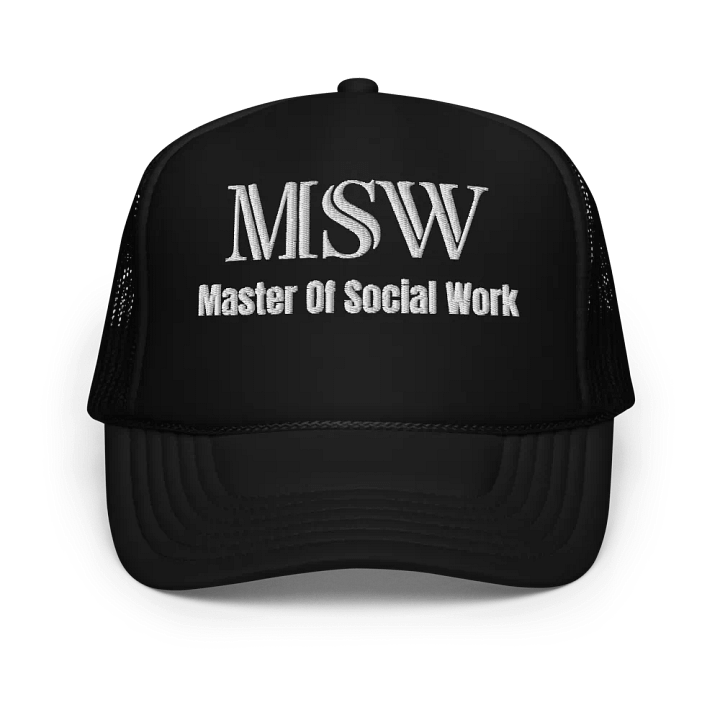 Master of Social Work - Embroidered Trucker Cap Hat product image (1)