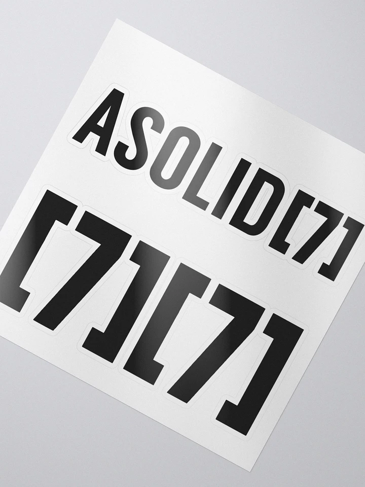 ASolid[7] Die Cut Sticker Set product image (1)