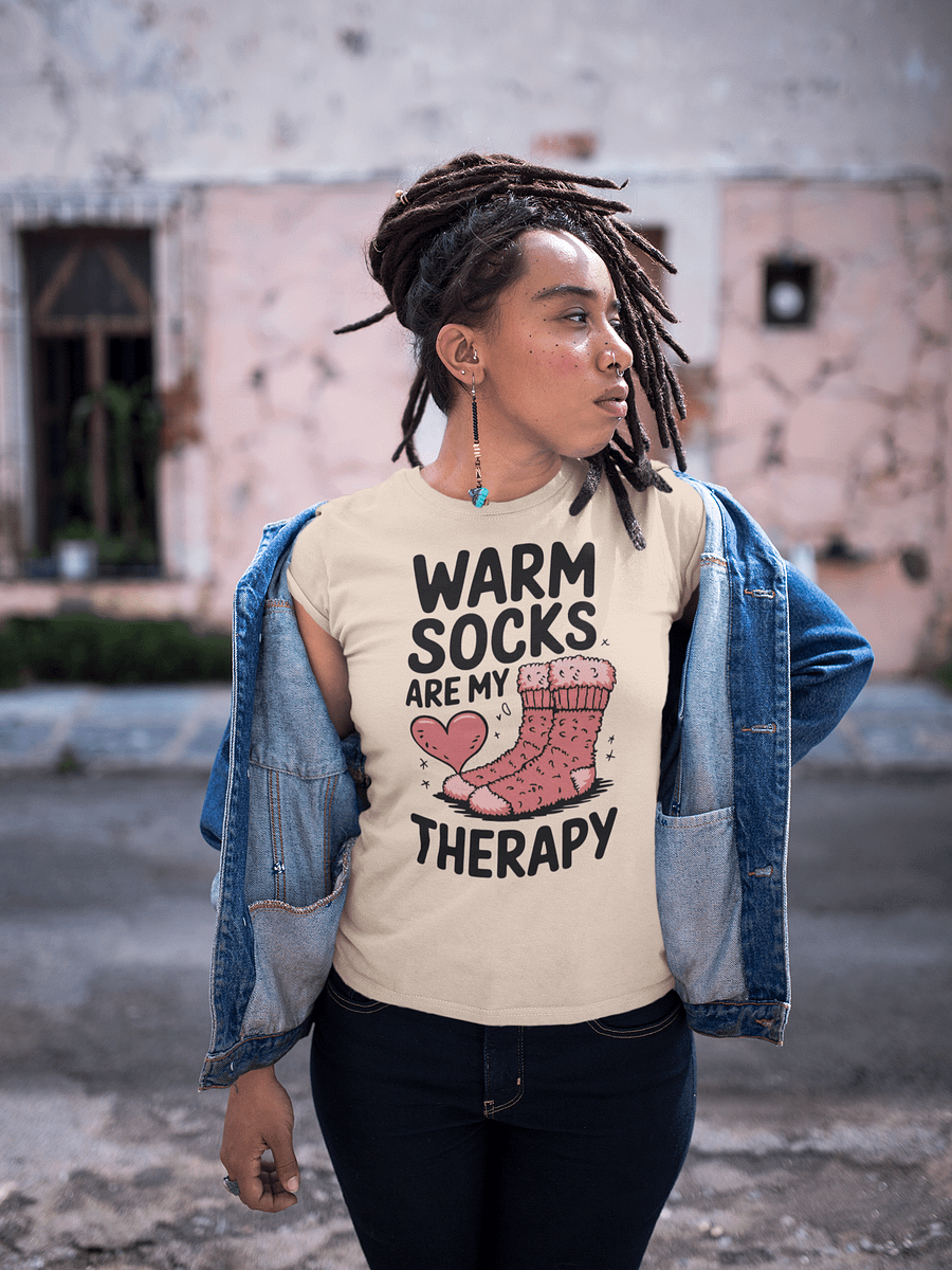 Warm Socks Are My Therapy Tee product image (1)
