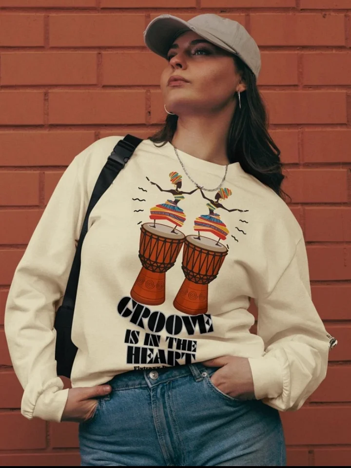 Groove Is In The Heart - Butter Crew Neck product image (1)