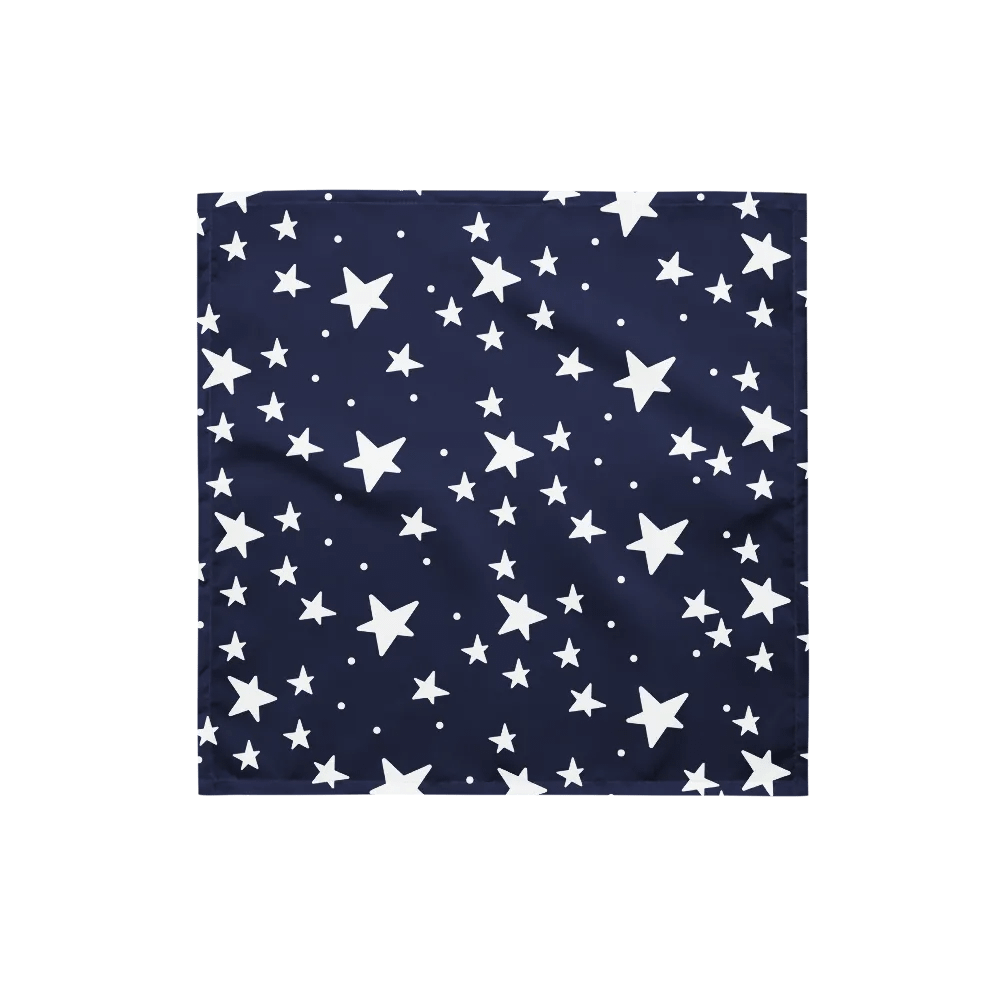 Blue + White Stars USA Bandana product image (3)