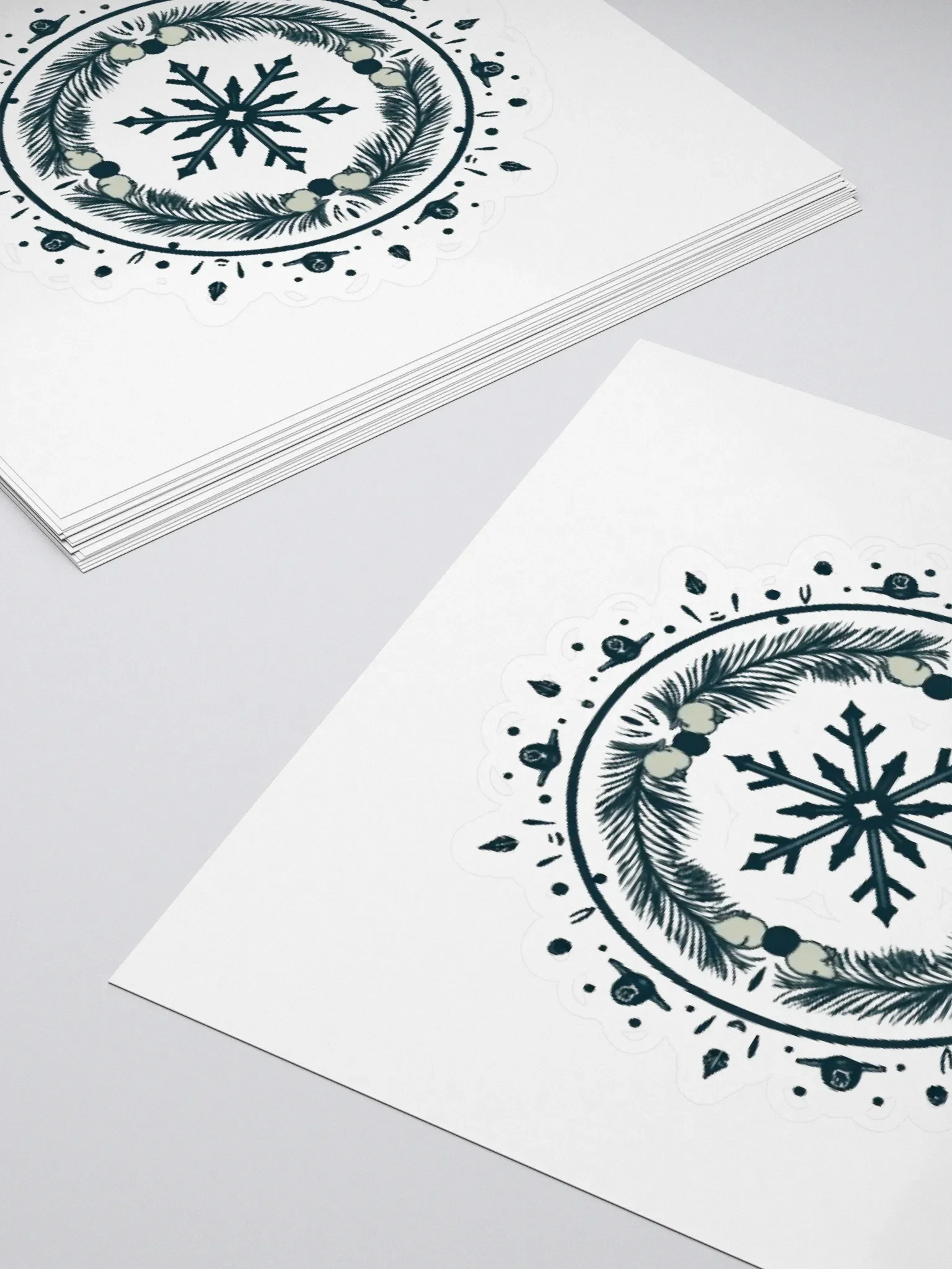 Symmetrical Serenity Kiss Cut Stickers product image (4)