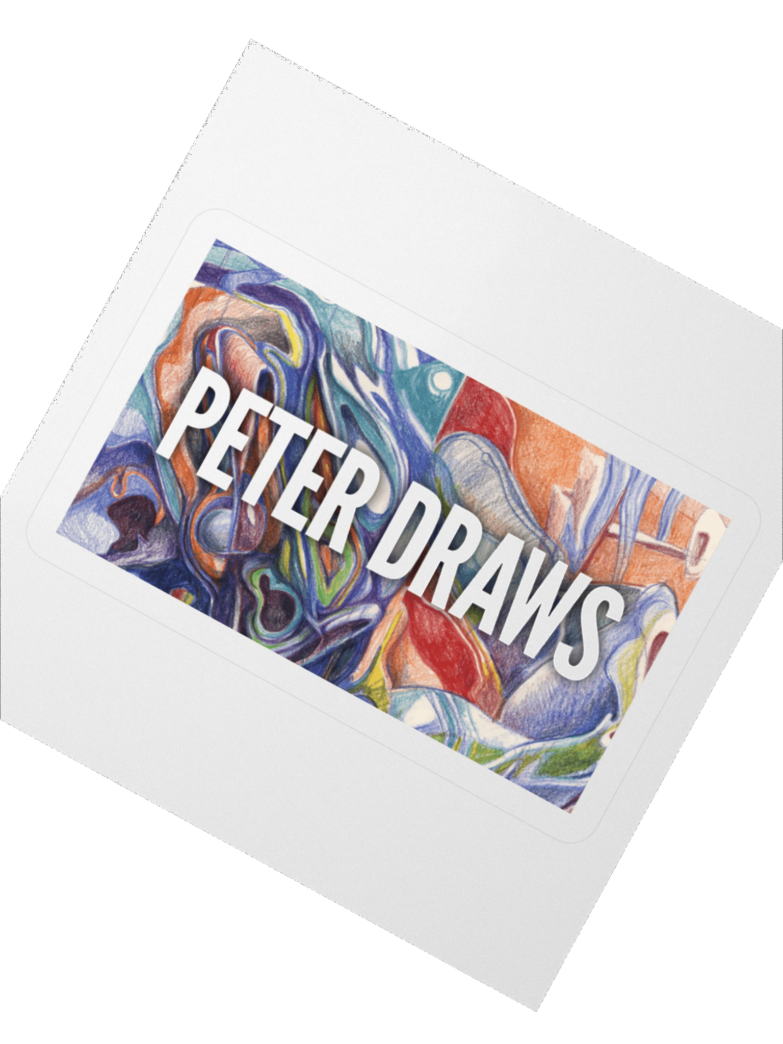 Peter Draws Colorful Sticker product image (3)