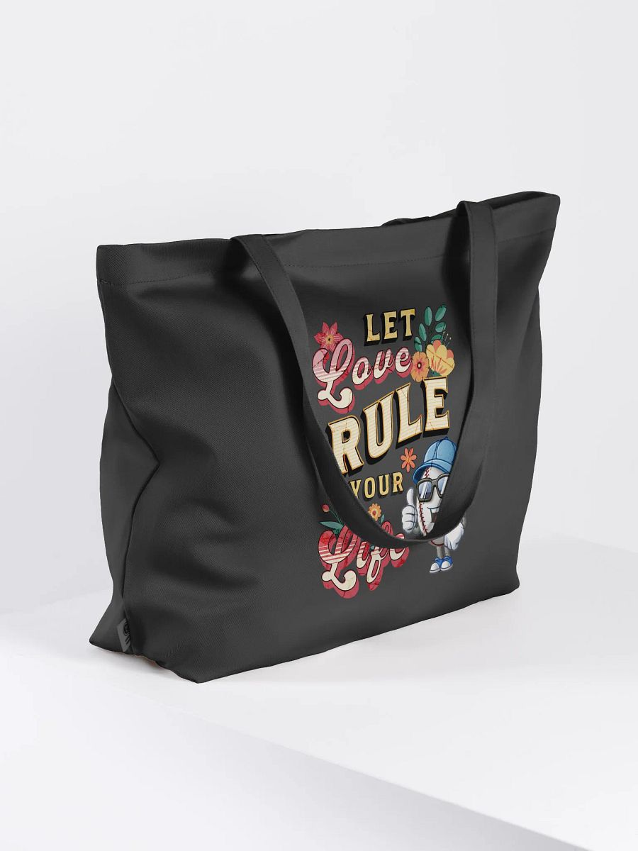 Let Love Rule Your Life Colorful Eco-Friendly Tote Bag product image (1)