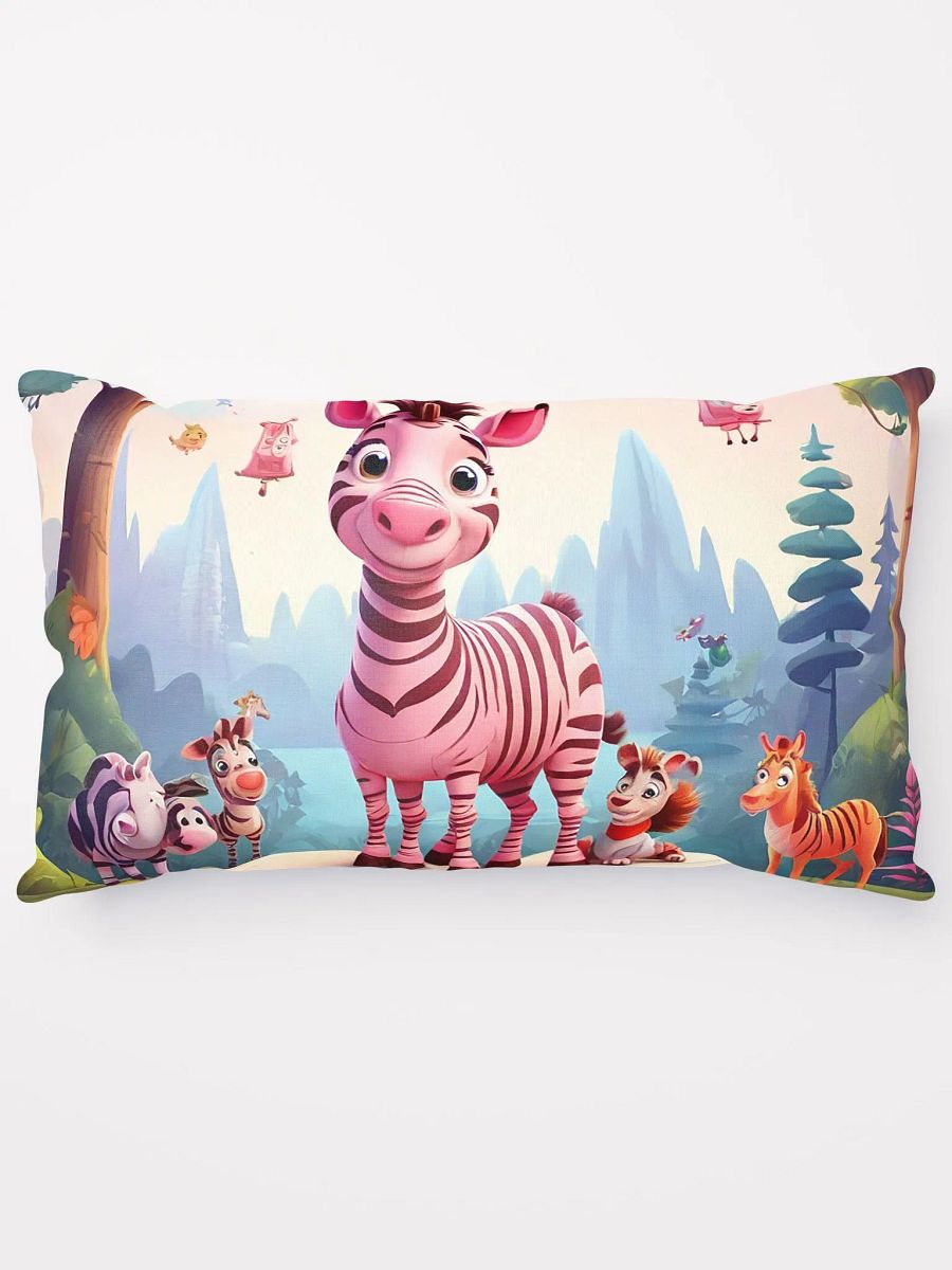 pink zebra with flower and book product image (13)