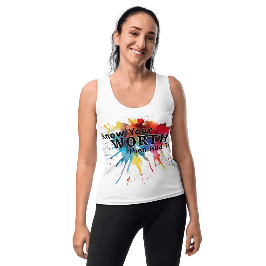 Know Your Worth Female Tank Top product image (7)