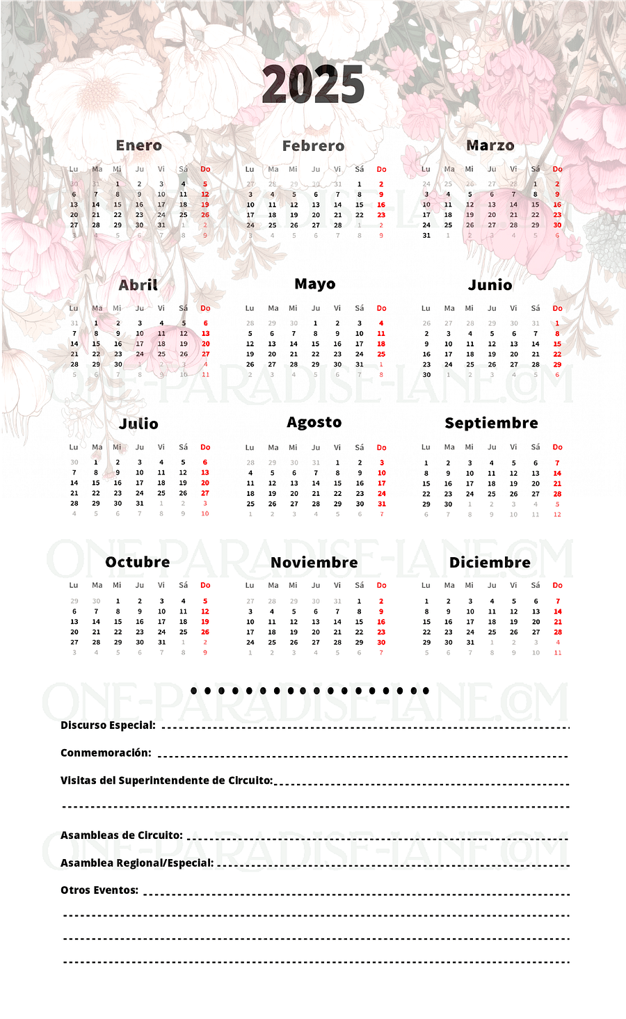 2025 Cuaderno Digital de Casa en Casa y Revisitas para Testigos de Jehová | Tamaño A6 (PDF) product image (4)