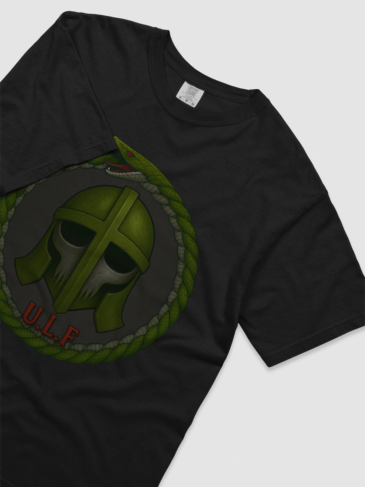 Ulfmyr Warrior Crest Green T-Shirt product image (3)