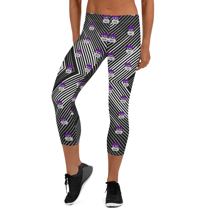 Enigma Nation All-Over Print Capri Leggings product image (7)