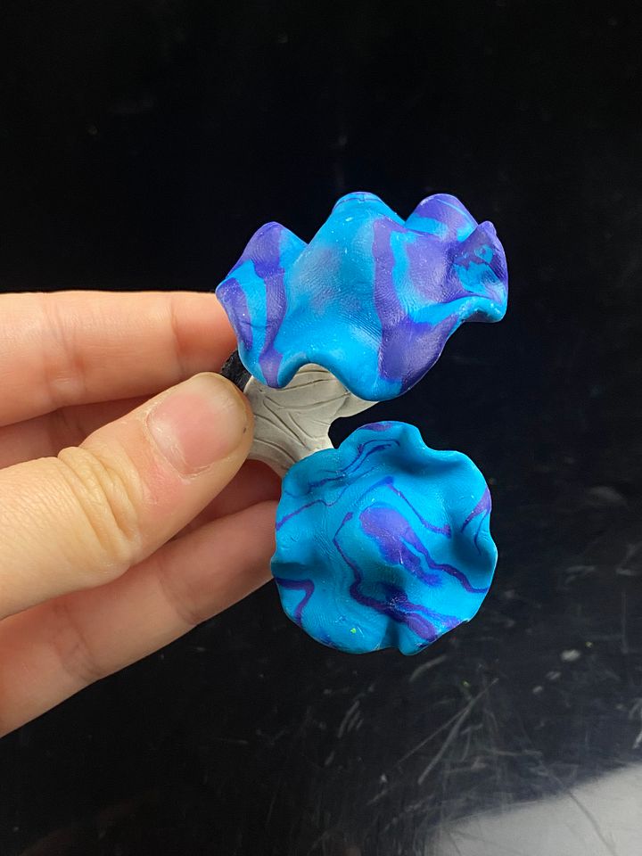 Double Blue Tie Dye Mushroom product image (1)