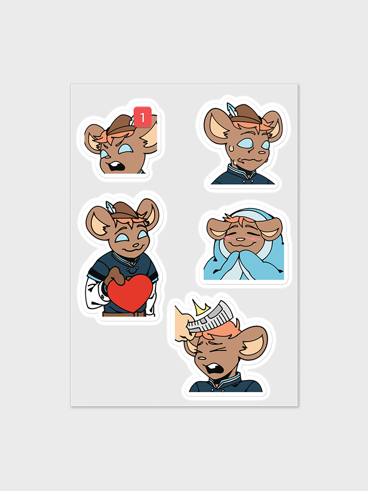 [hau5ofmau5] Sticker sheet 1 product image (1)