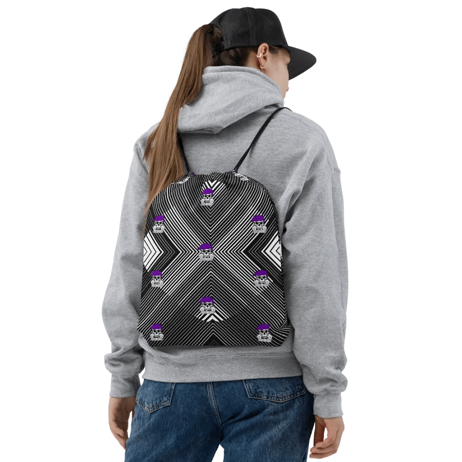 Enigma Nation All-Over Print Drawstring Bag product image (3)