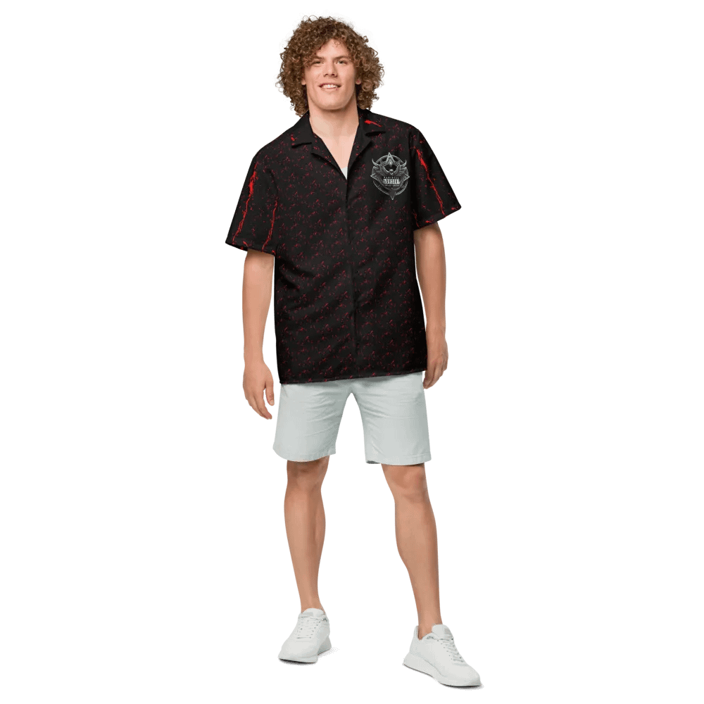 SHOT/THCEOs Hawaiian Shirts by thaddeus & crimson, the $THCBand | Underground Streetwear Brand Tops product image (4)