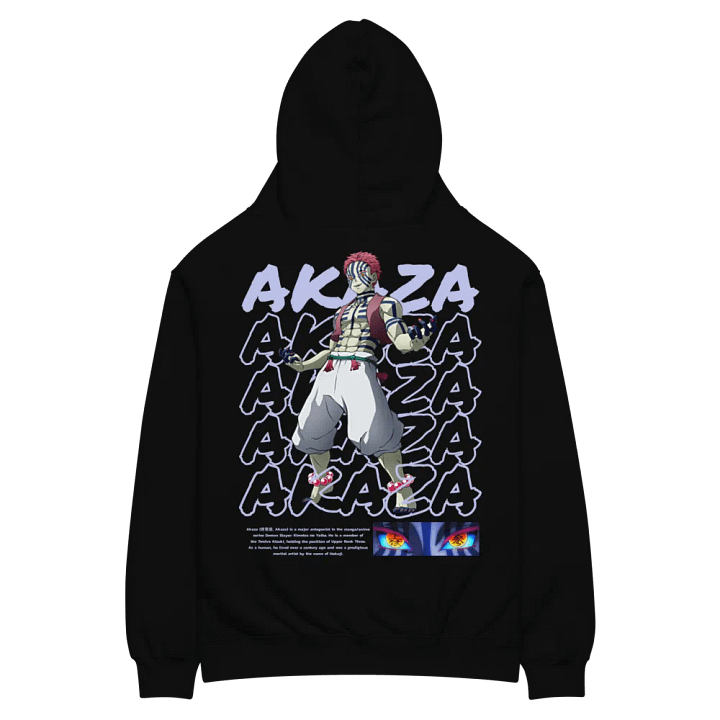 Premium Unisex Oversized Akaza Hoodie From Demon Slayer product image (2)