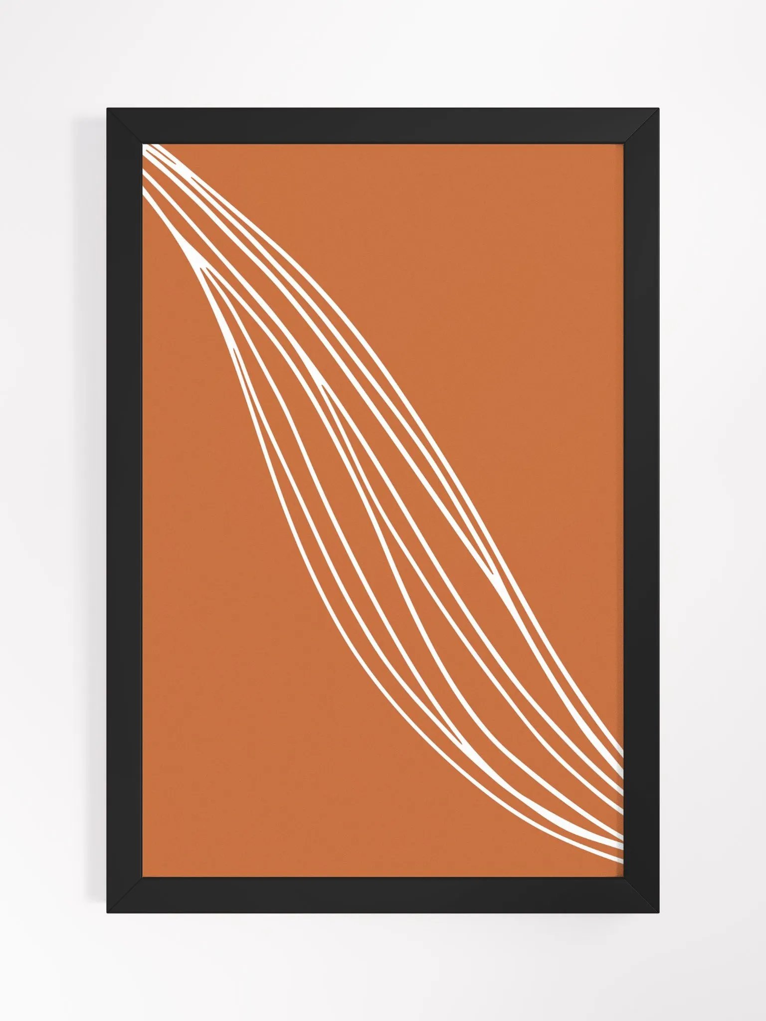 Flowing Lines Framed Matte Poster product image (5)