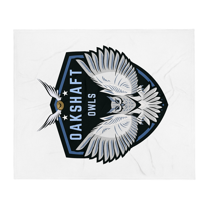 Oakshaft Owls Team Throw Blanket product image (3)