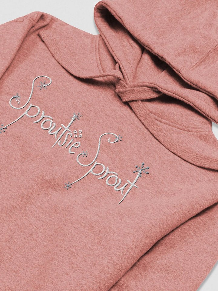 Snowflake Logo White & Gray - embroidered hoodie product image (25)