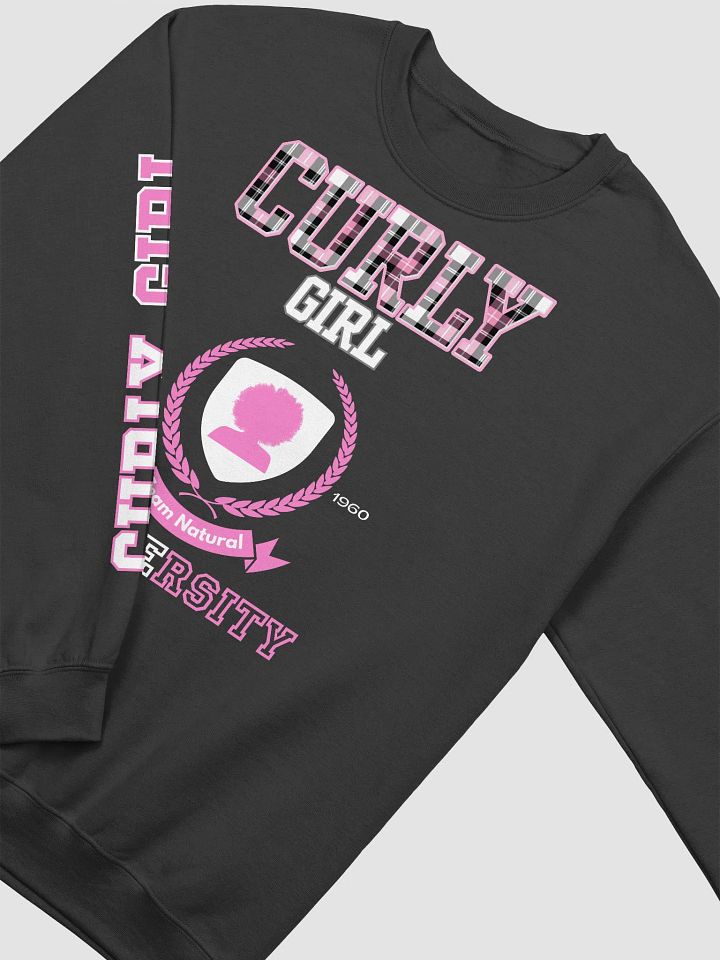 Curly Girl University Crewneck (Plaid) product image (5)