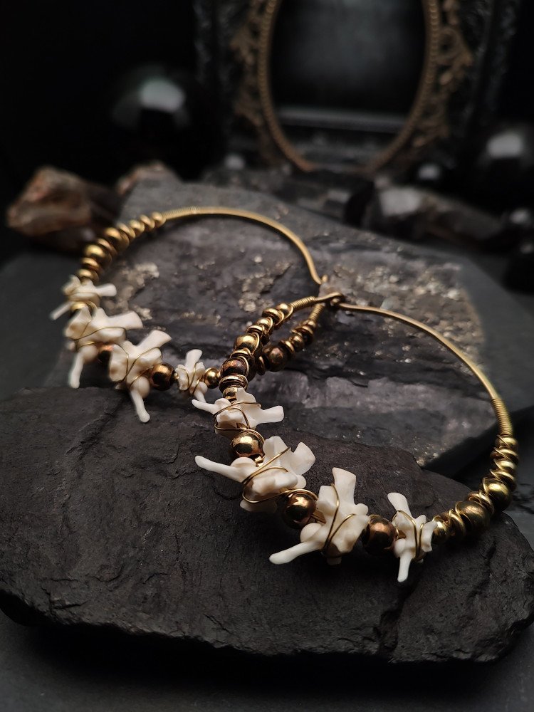 Earrings Bone Vault - Vert Golden Quartet product image (2)