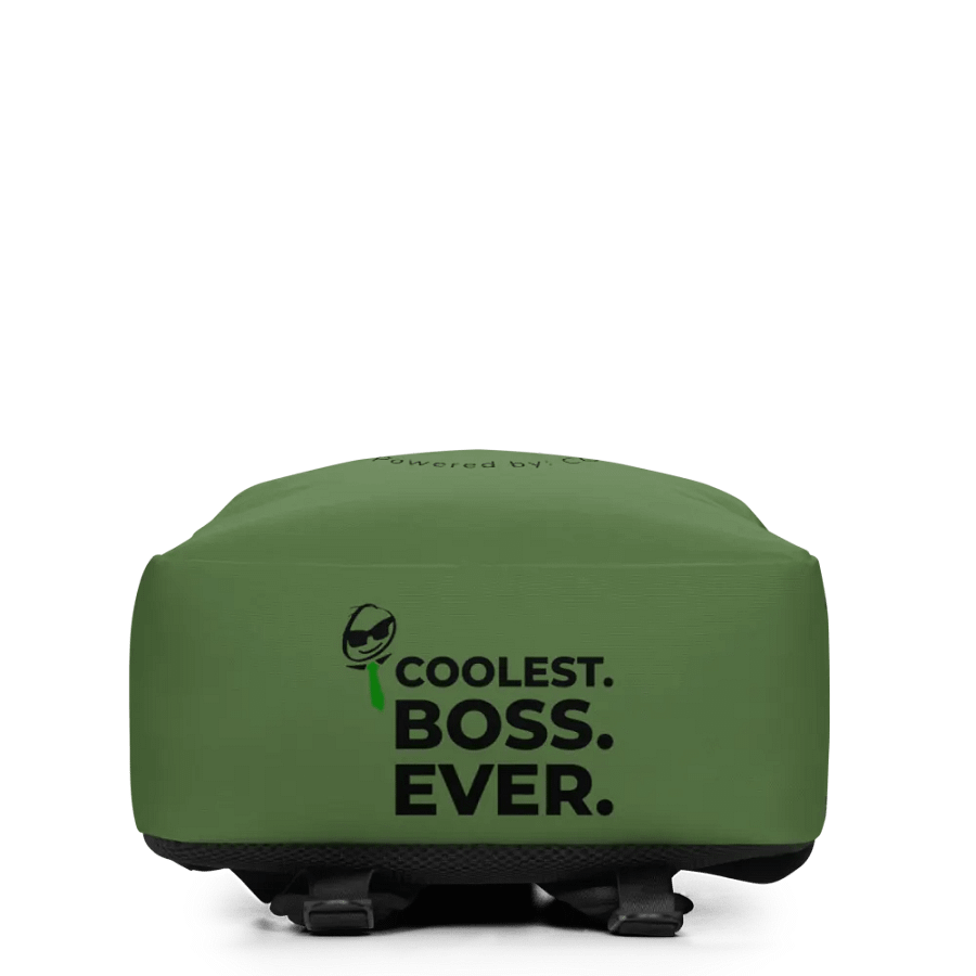 Work the Dream Life – Green Minimalist All-Over Print Backpack for Work, Travel & Everyday Use product image (4)