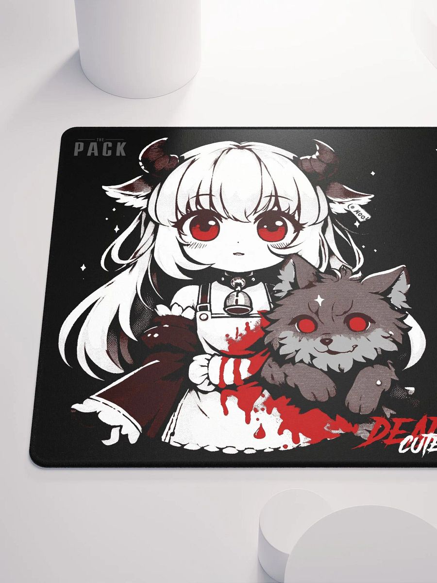 Adorably Macabre Couple Mousepad/Deskpad - Alternate product image (6)