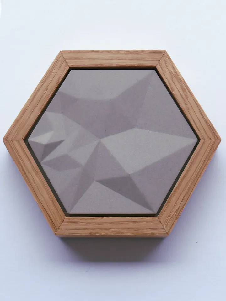 Framed Concrete Tile "Poly" product image (2)