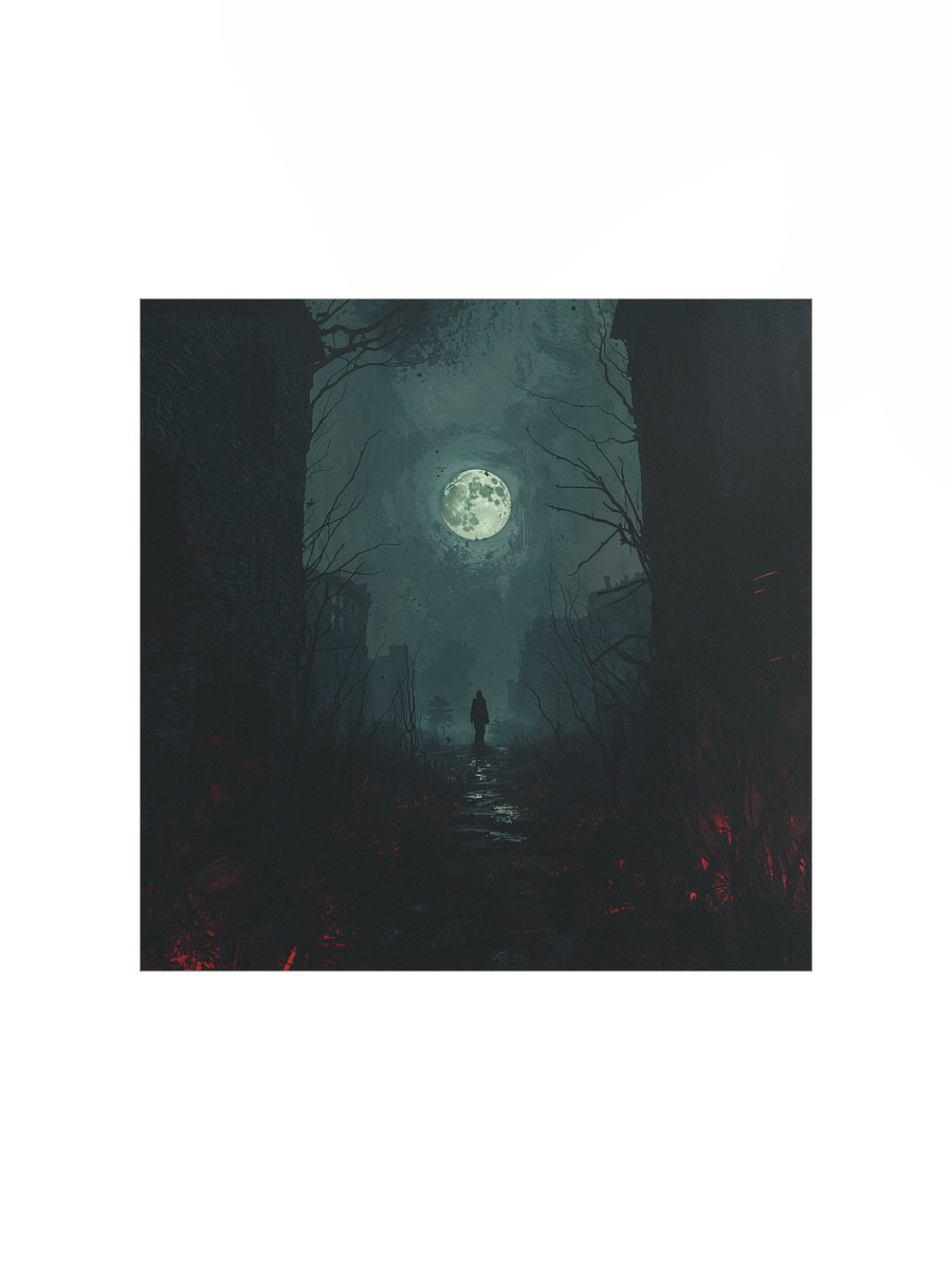 The Moonlit Passage Matte Poster product image (1)